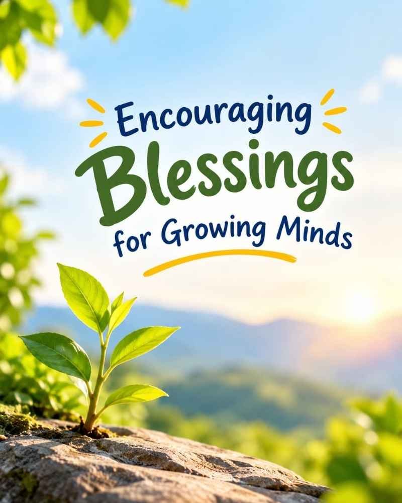 Encouraging Blessings for Growing Minds