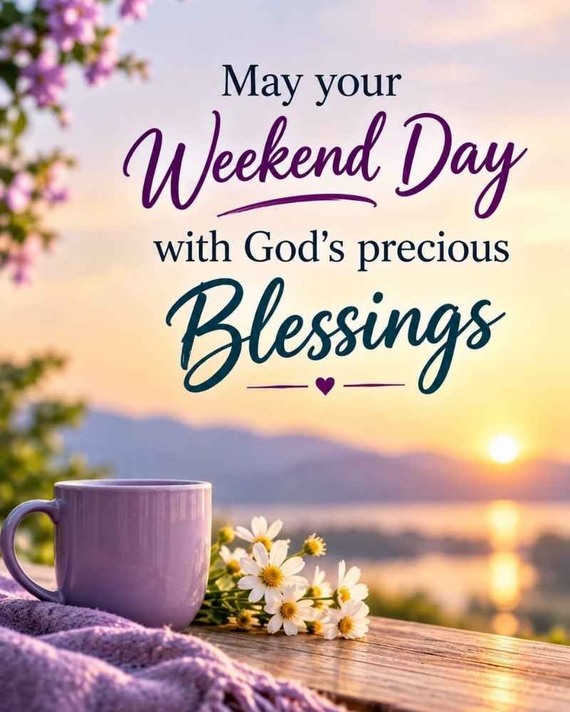 End the Weekend Day With God’s Precious Blessings