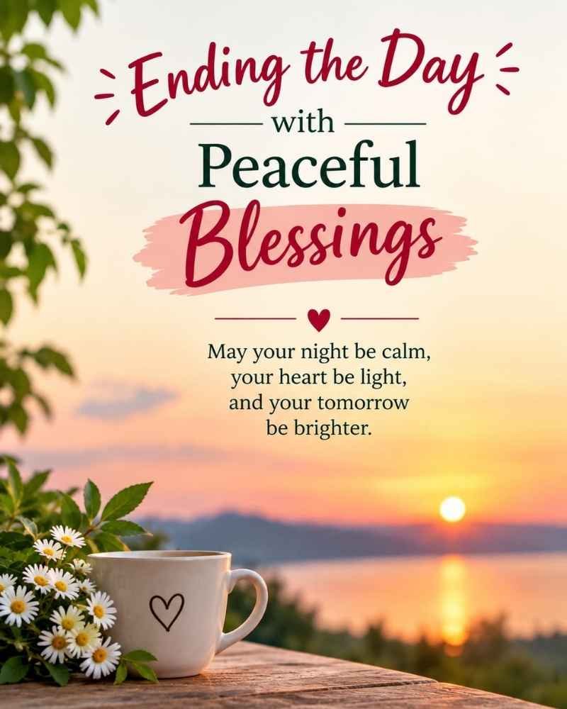 Ending the Day With Peaceful Blessings