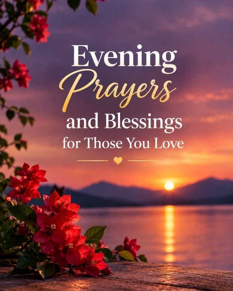 Evening Prayers and Blessings for Those You Love