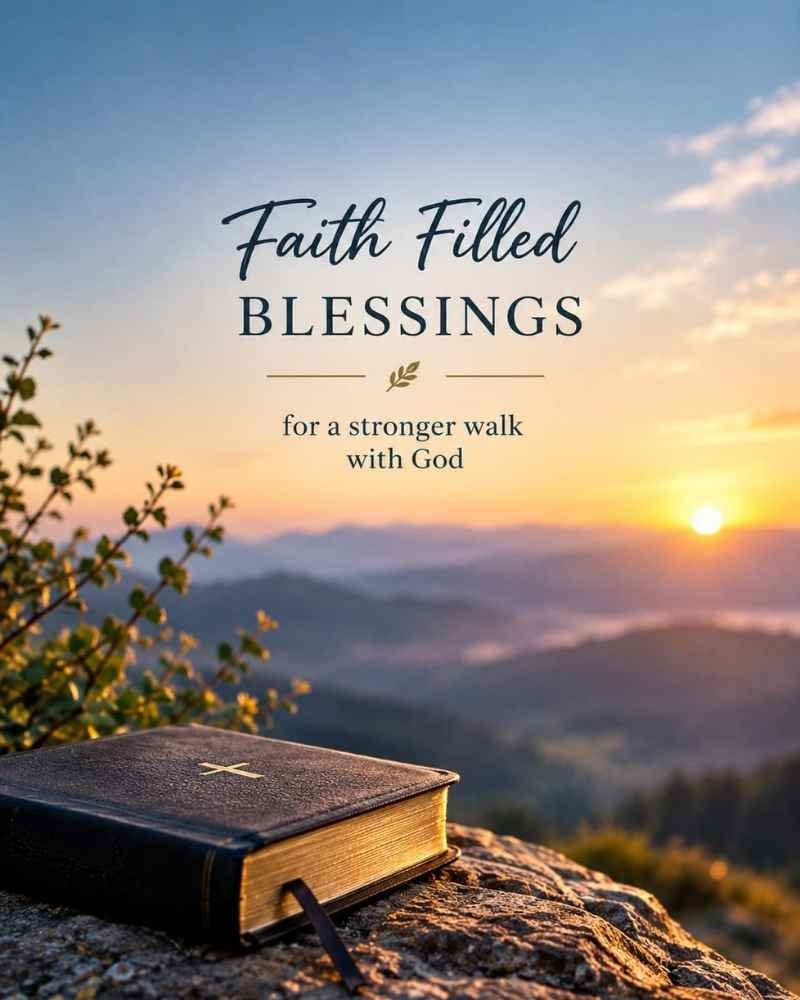 Faith-Filled Blessings for a Stronger Walk With God