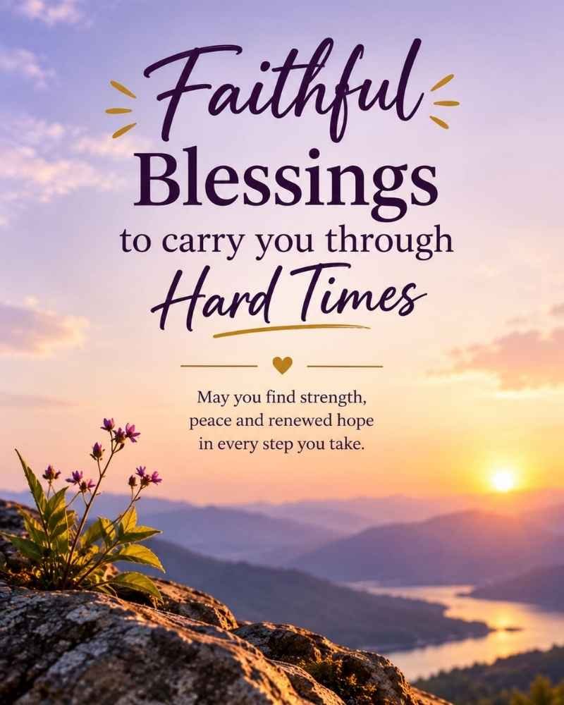 Faithful Blessings to Carry You Through Hard Times