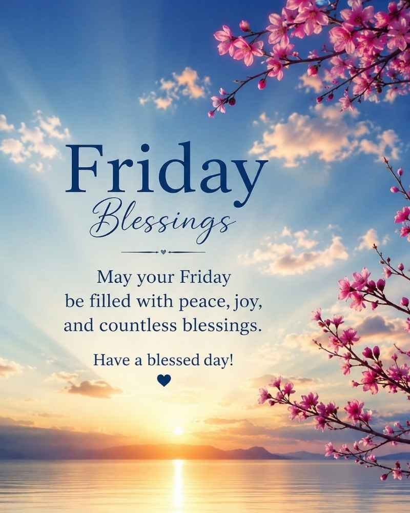 Friday Blessings Images and Quotes