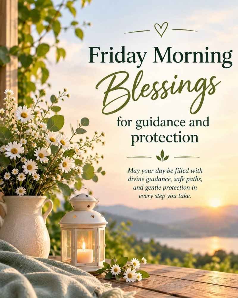 Friday Morning Blessings for Guidance and Protection