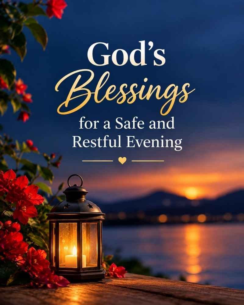 God’s Blessings for a Safe and Restful Evening
