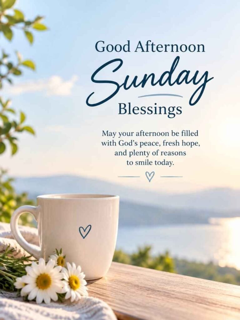 Good Afternoon Sunday Blessings