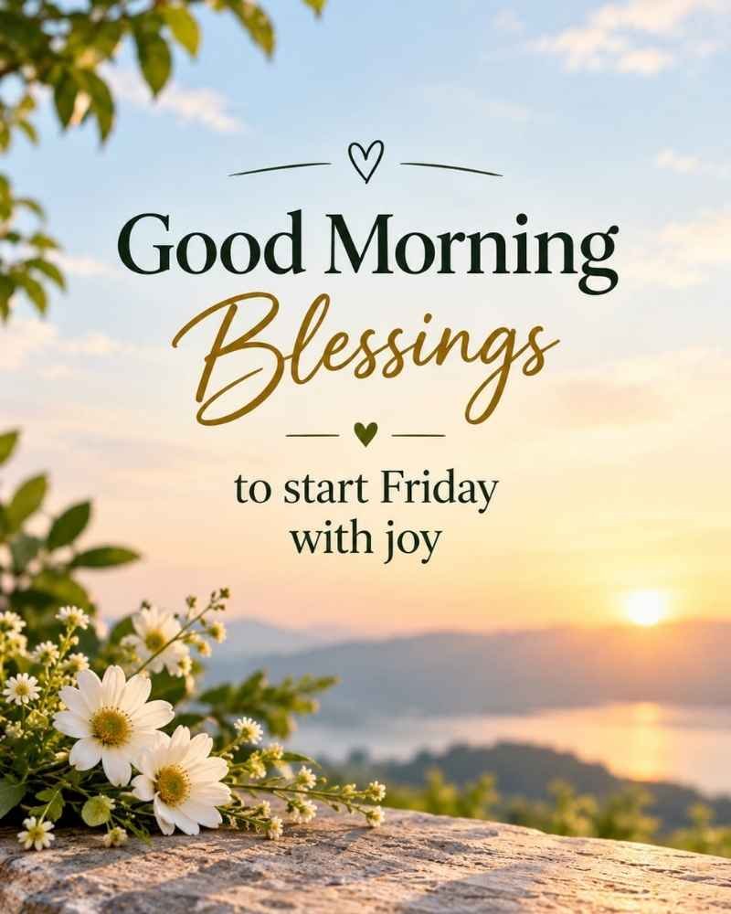 Good Morning Blessings to Start Friday With Joy