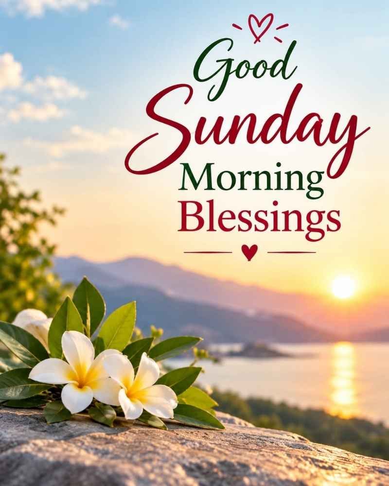 Good Sunday Morning Blessings