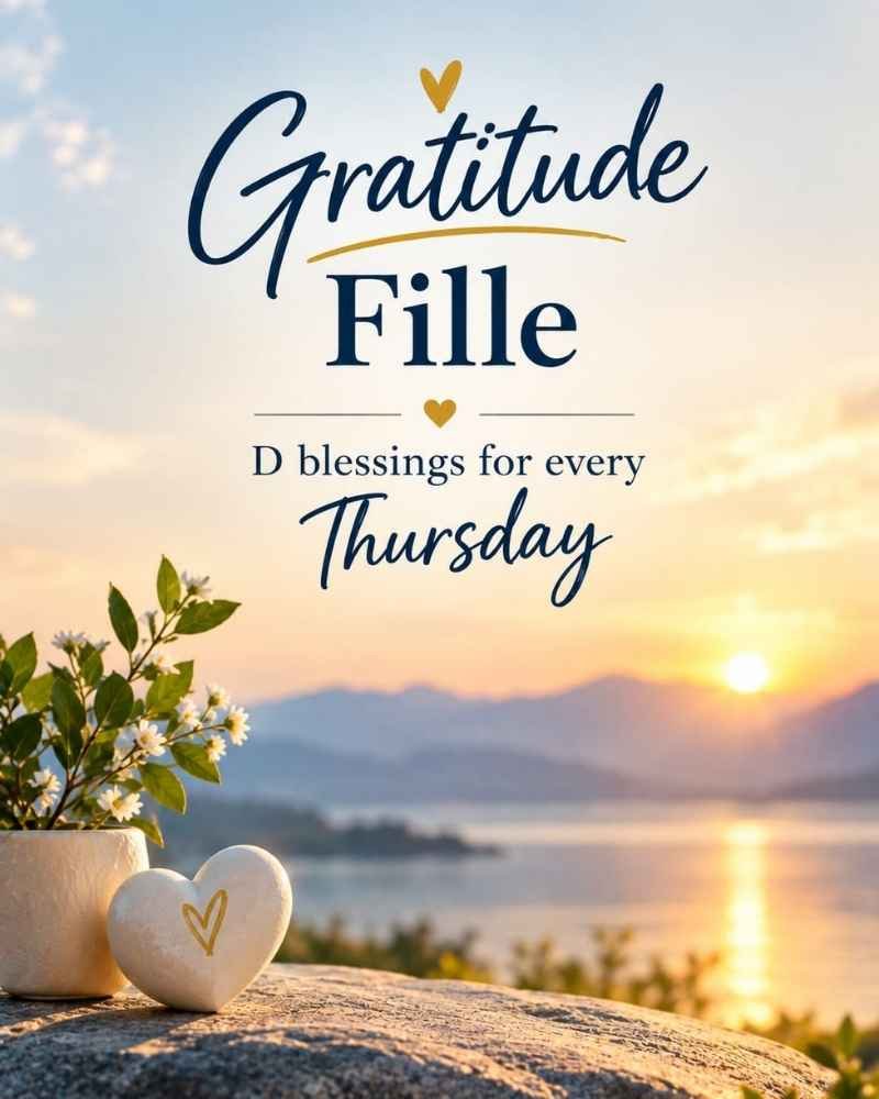 Gratitude-Filled Blessings for Every Thursday
