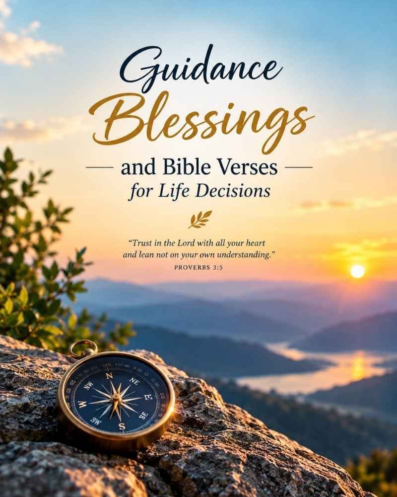 Guidance Blessings and Bible Verses for Life’s Decisions