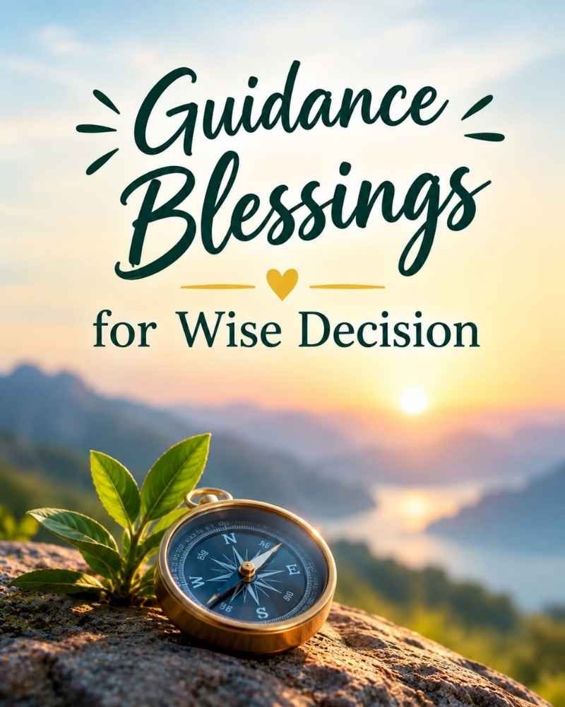 Guidance Blessings for Wise Decisions