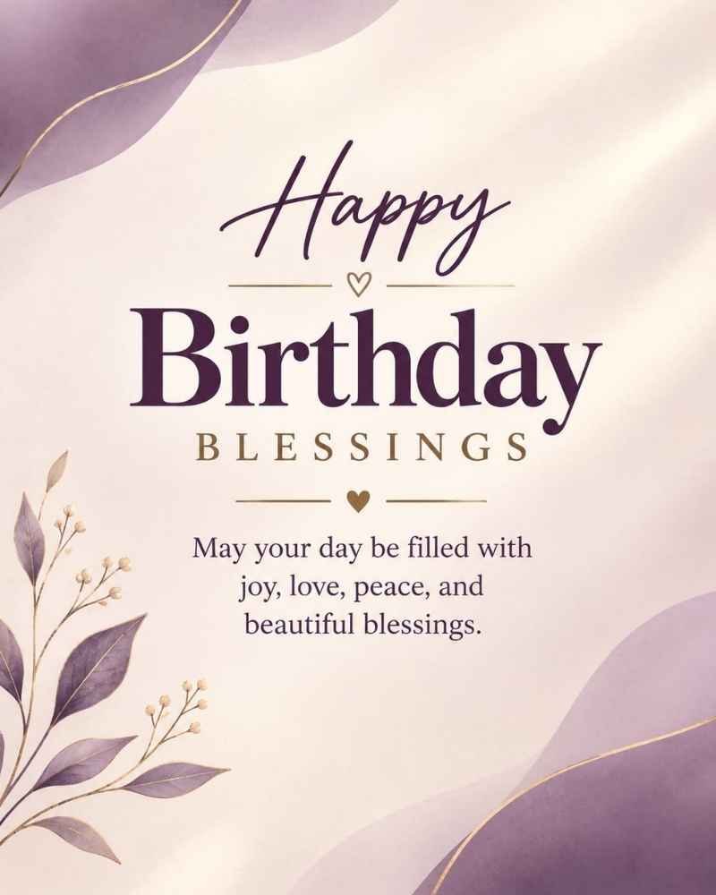 Happy Birthday Blessings Images Gif
