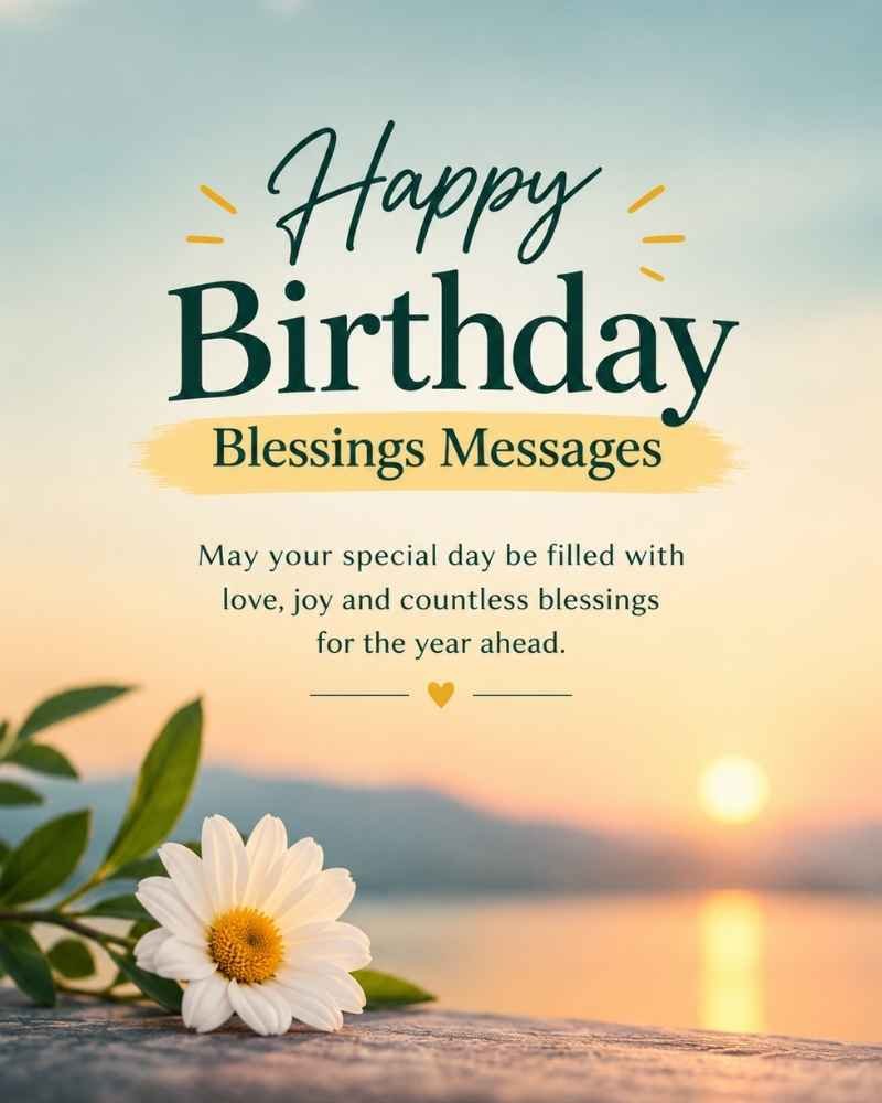 Happy Birthday Blessings Messages