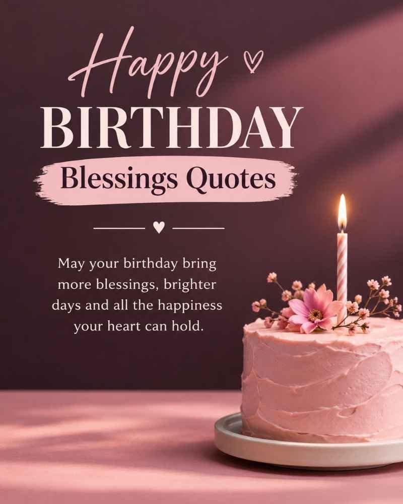 Happy Birthday Blessings Quotes
