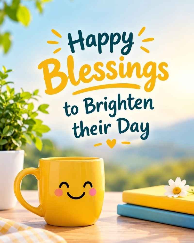 Happy Blessings to Brighten Their Day