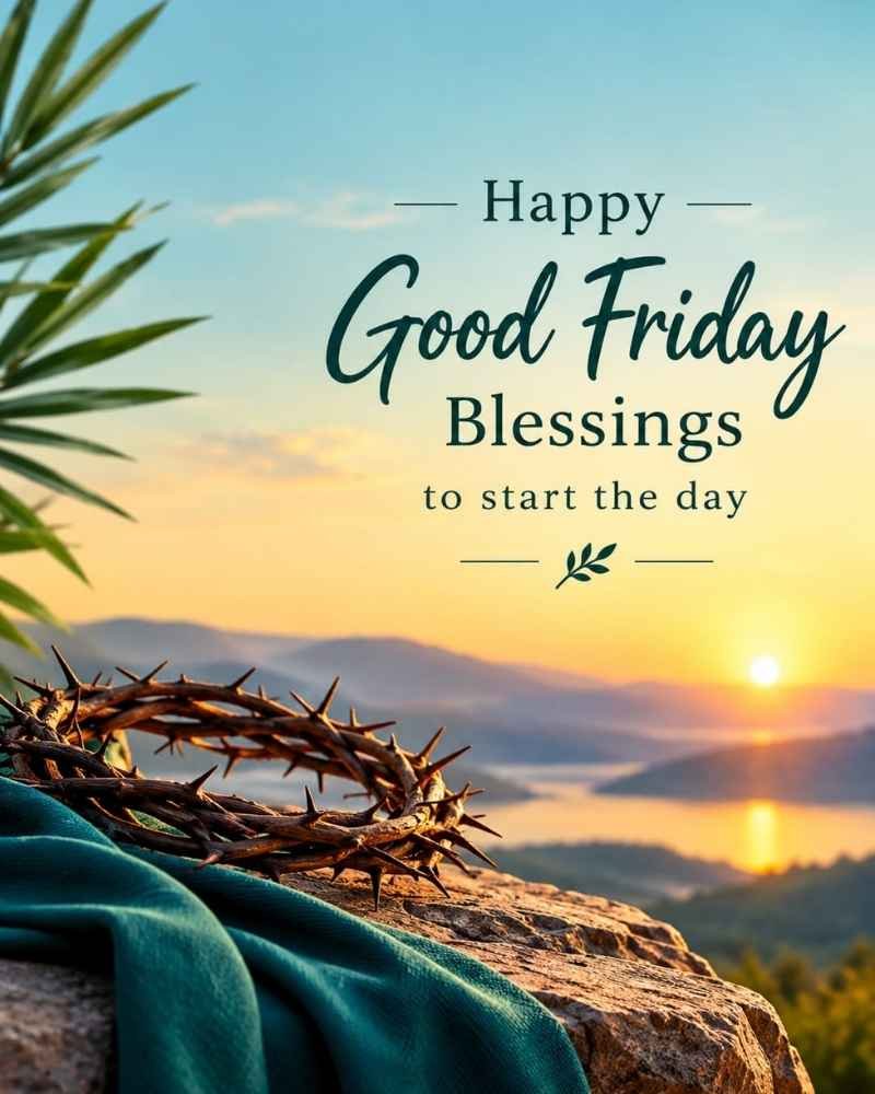 Happy Good Friday Blessings to Start the Day