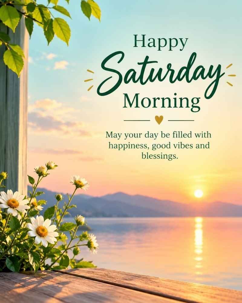 Happy Saturday Morning Wishes for Friends and Family