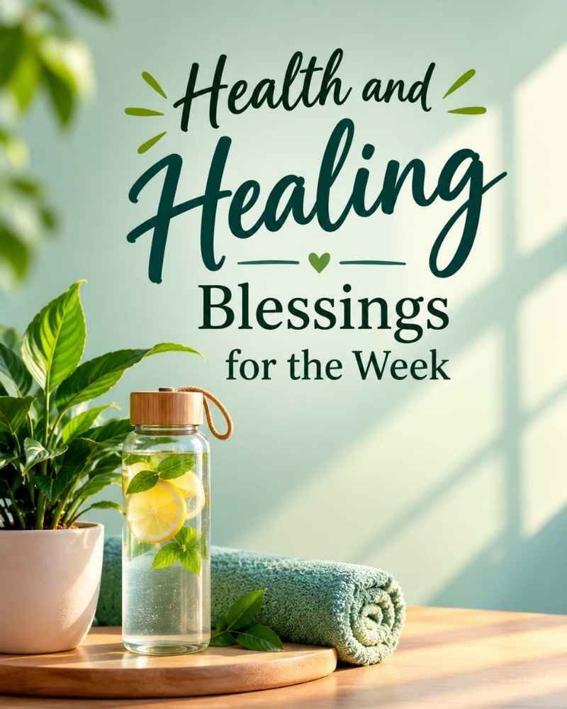 Health and Healing Blessings for the Week