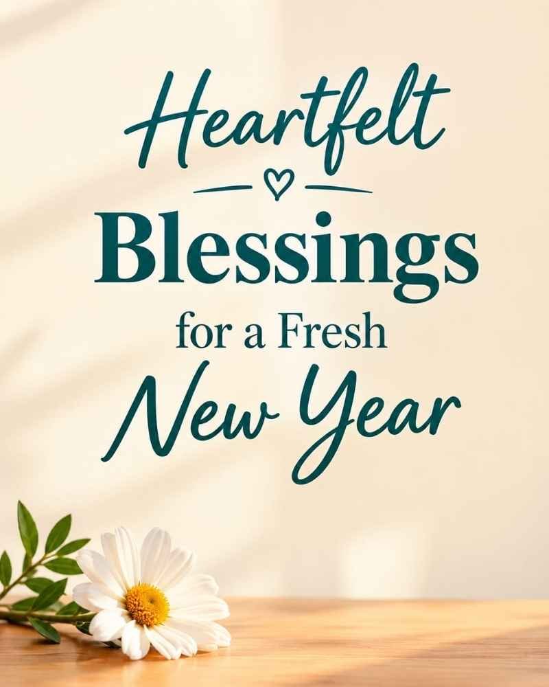 Heartfelt Blessings for a Fresh New Year