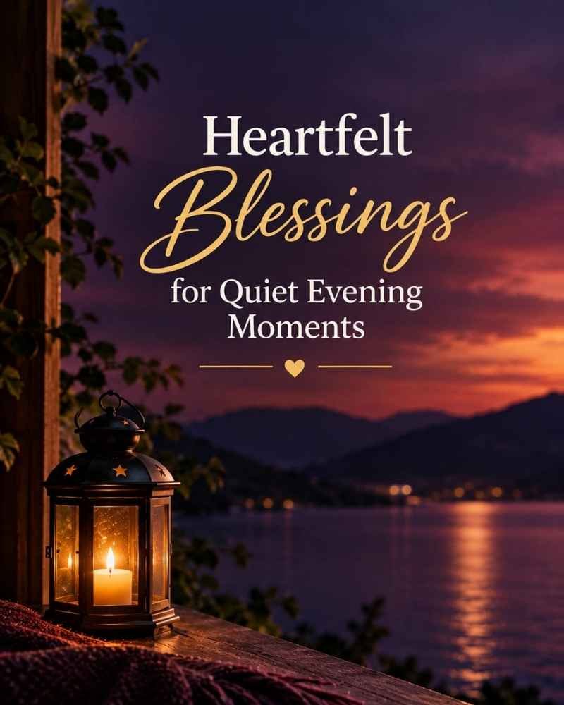 Heartfelt Blessings for Quiet Evening Moments