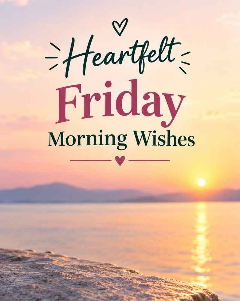 Heartfelt Friday Morning Wishes