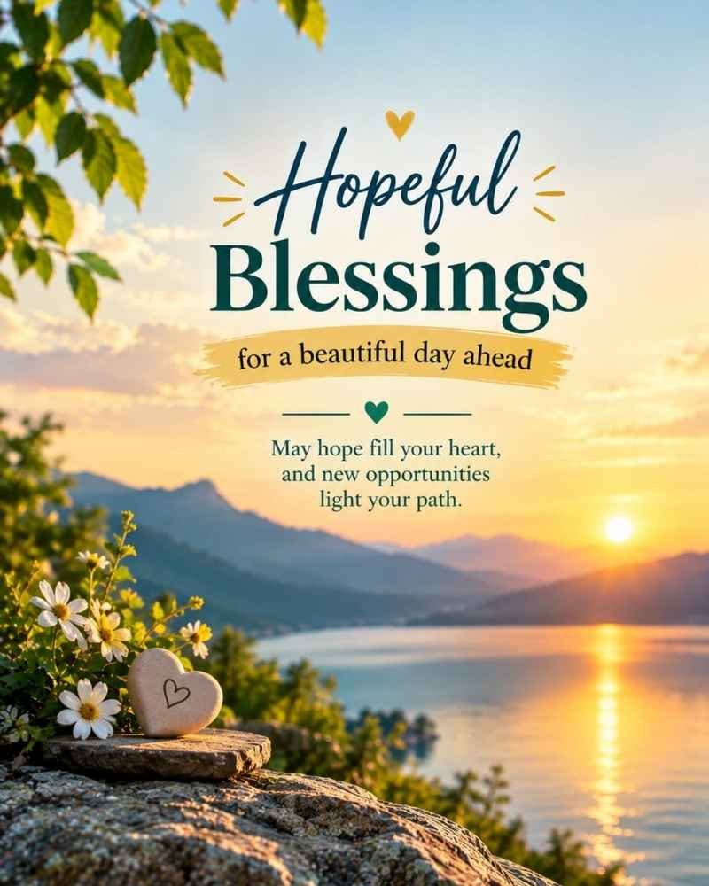 Hopeful Blessings for a Beautiful Day Ahead