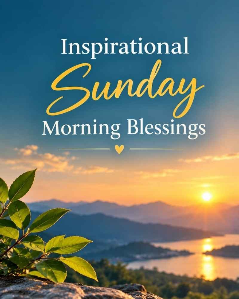 Inspirational Sunday Morning Blessings