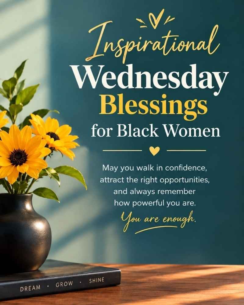 Inspirational Wednesday Blessings for Black Women