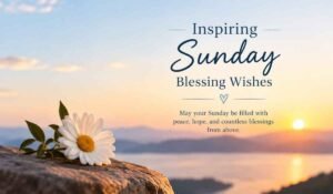 inspiring sunday blessing wishes