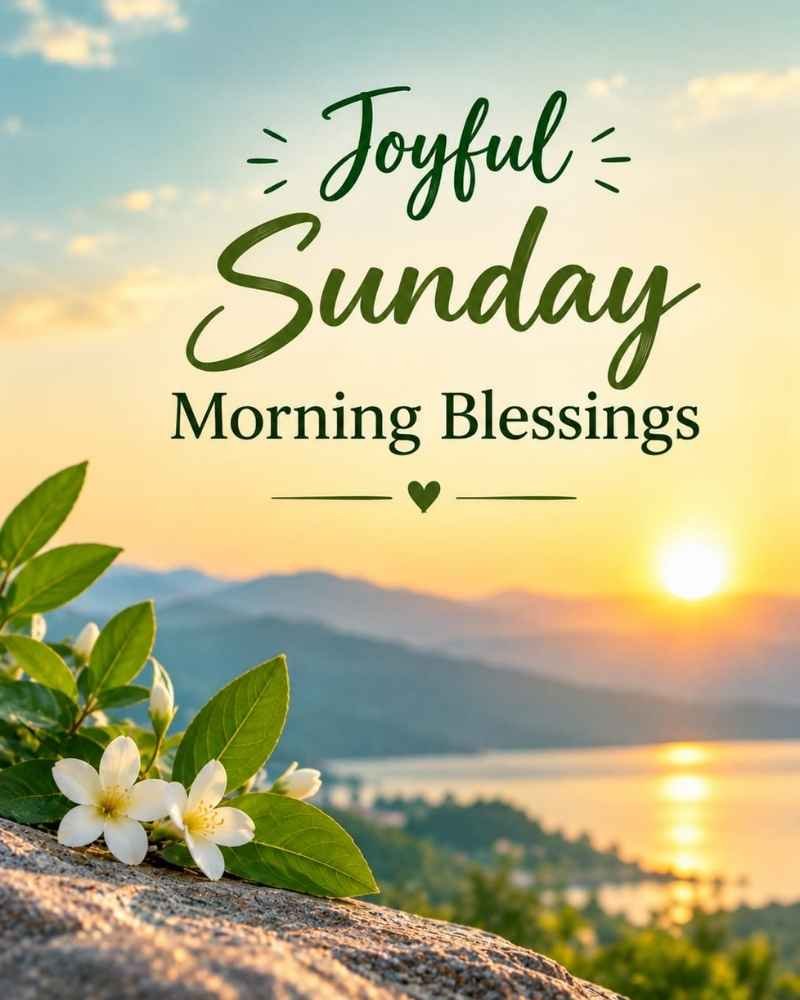 Joyful Sunday Morning Blessings