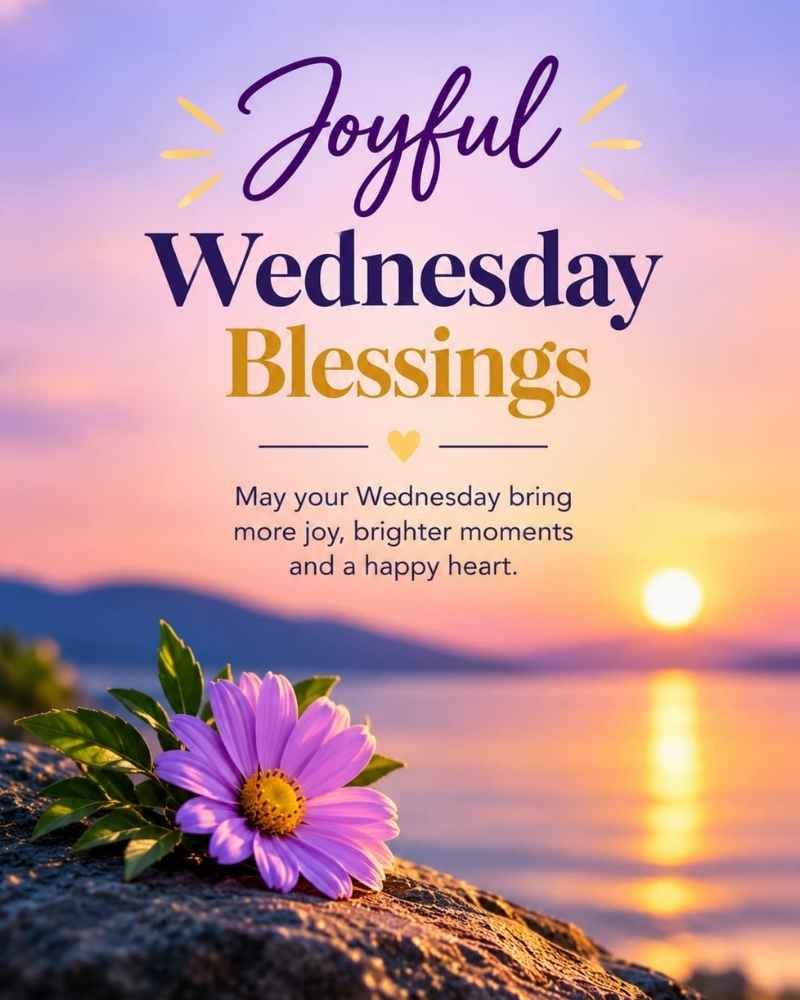 Joyful Wednesday Blessings for a Happy Heart