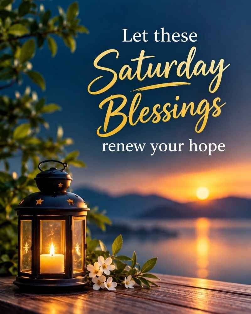 Let These Saturday Blessings Renew Your Hope