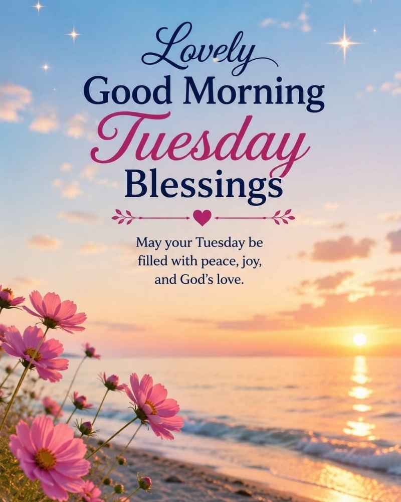 Lovely Good Morning Tuesday Blessings