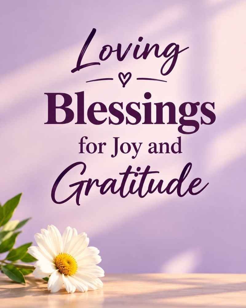 Loving Blessings for Joy and Gratitude