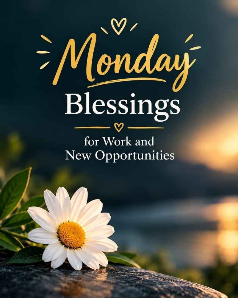 Monday Blessings for Work and New Opportunities