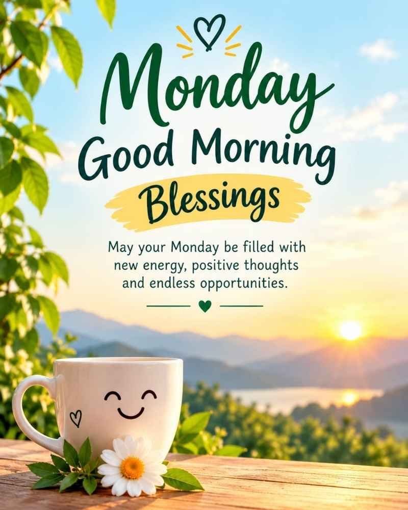 Monday Good Morning Blessings for a Fresh Start
