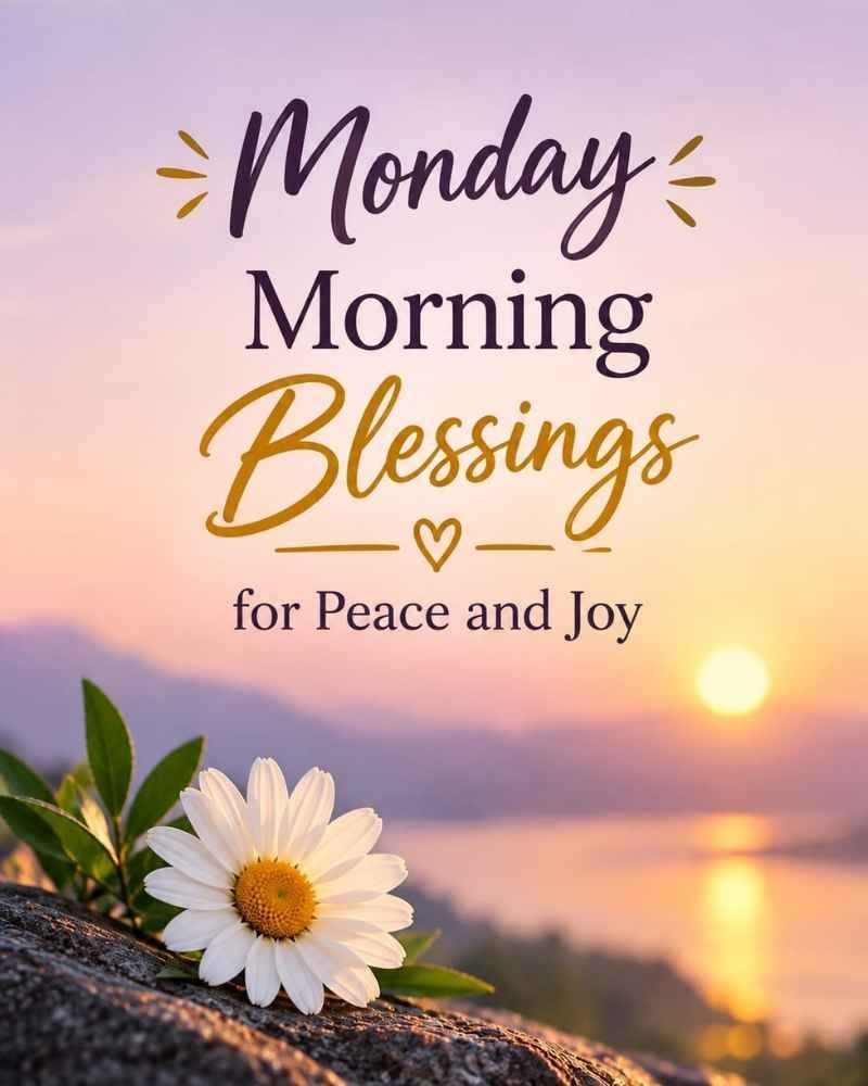 Monday Morning Blessings for Peace and Joy