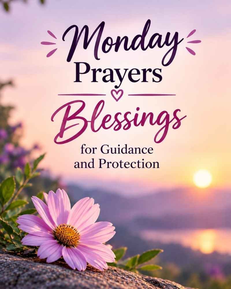 Monday Prayer Blessings for Guidance and Protection