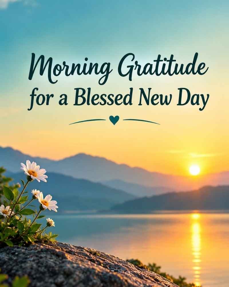 Morning Gratitude for a Blessed New Day