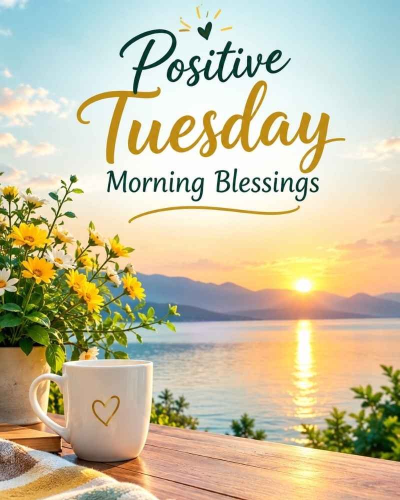 Positive Good Morning Tuesday Blessings