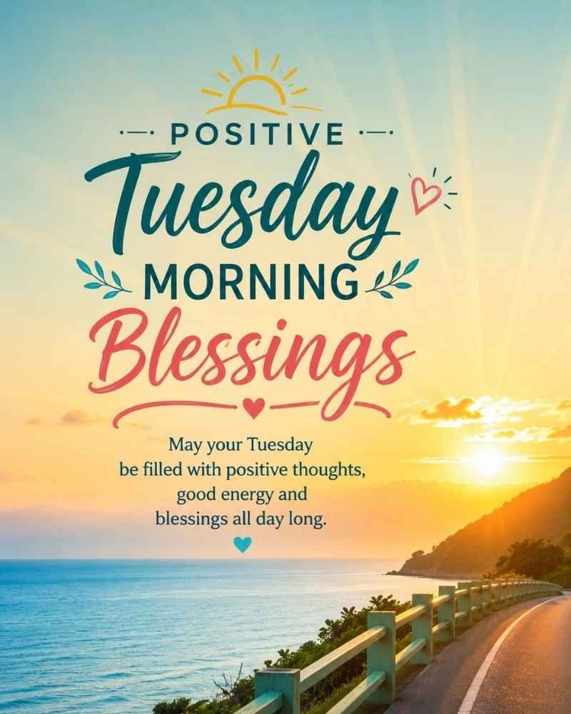 Positive Tuesday Morning Blessings