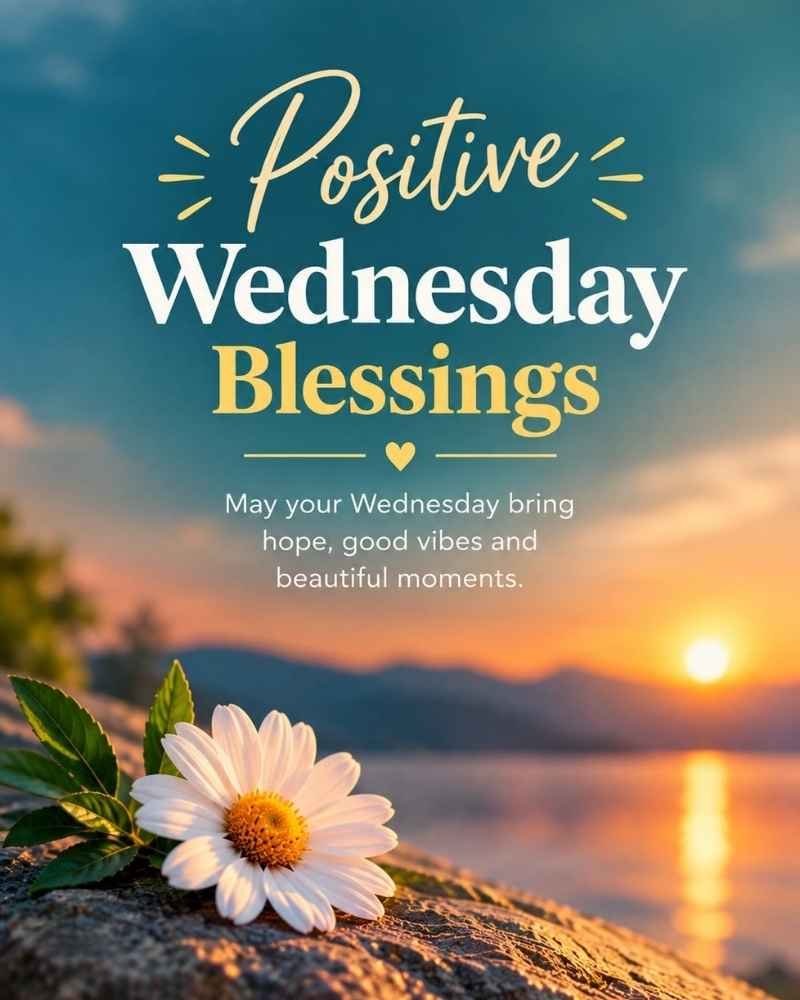 Positive Wednesday Blessings for Hopeful Moments