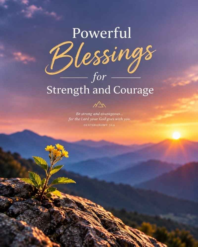 Powerful Blessings for Strength and Courage