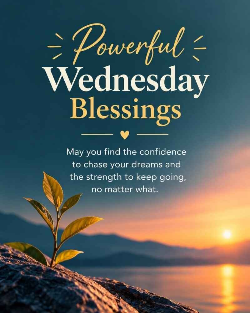 Powerful Wednesday Blessings for Confidence and Strength