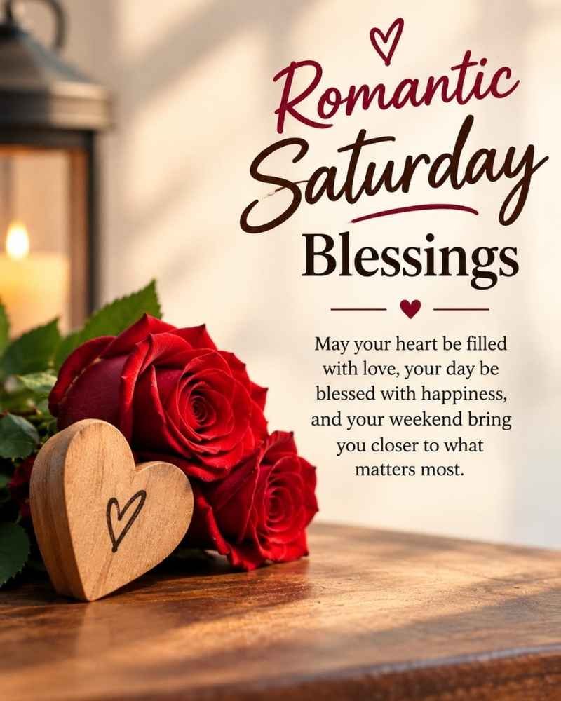 Romantic Saturday Blessings