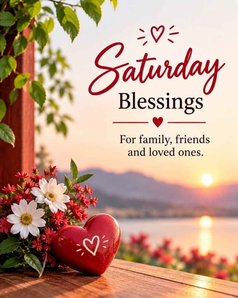 Saturday Blessings for Family, Friends, and Loved Ones