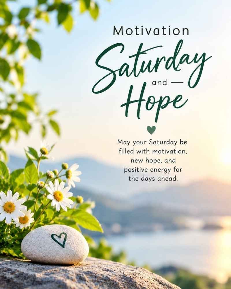 Saturday Motivation and Hope