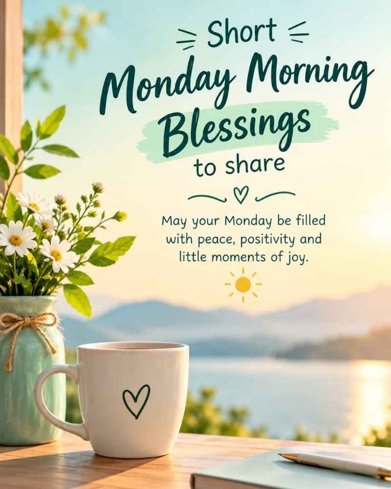 Short Monday Morning Blessings to Share