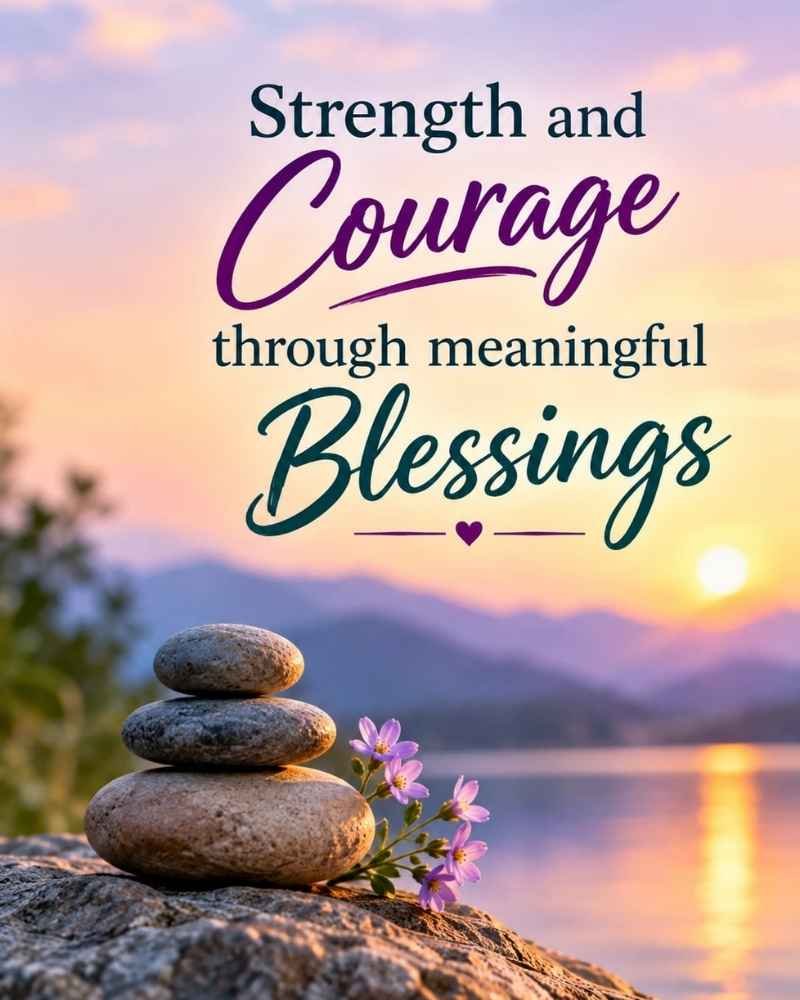 Strength and Courage Through Meaningful Blessings