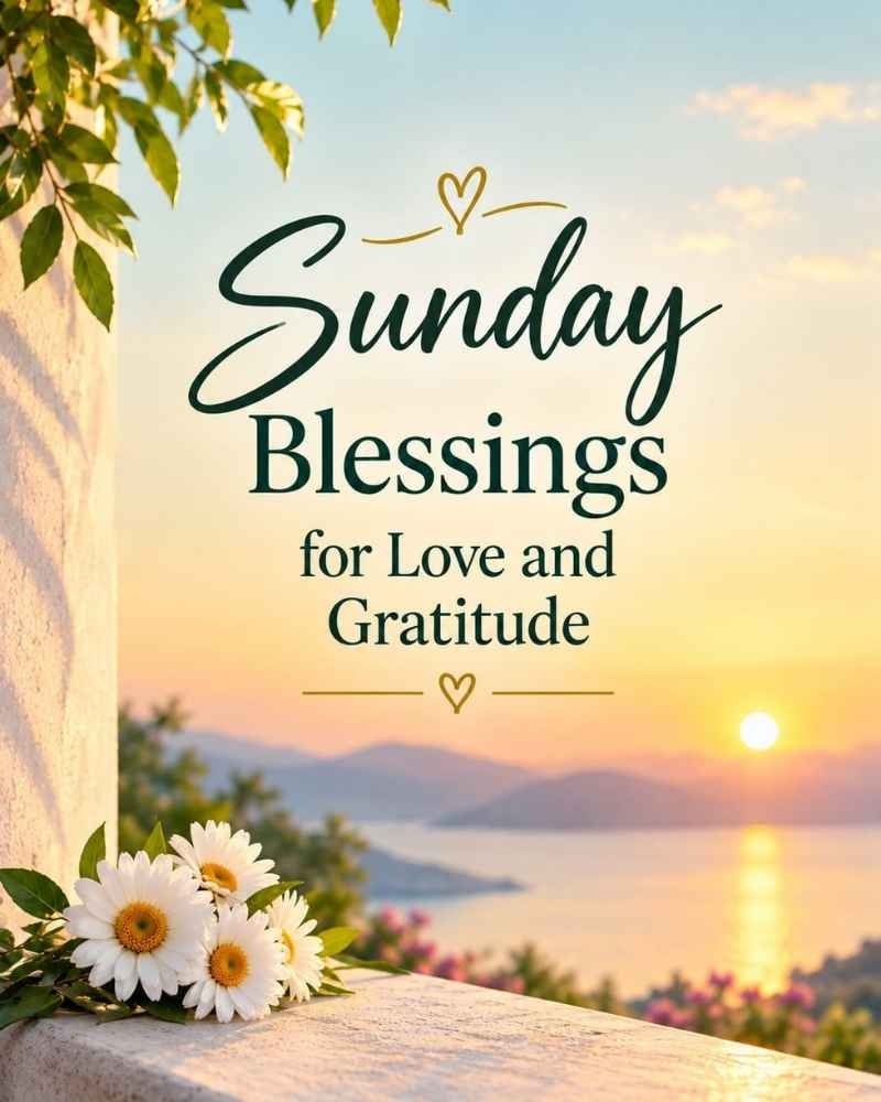 Sunday Blessings for Love and Gratitude